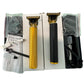 Professional T9 Hair & Beard Trimmer | Semi-Metal Body | Rechargeable Cordless Precision Clipper