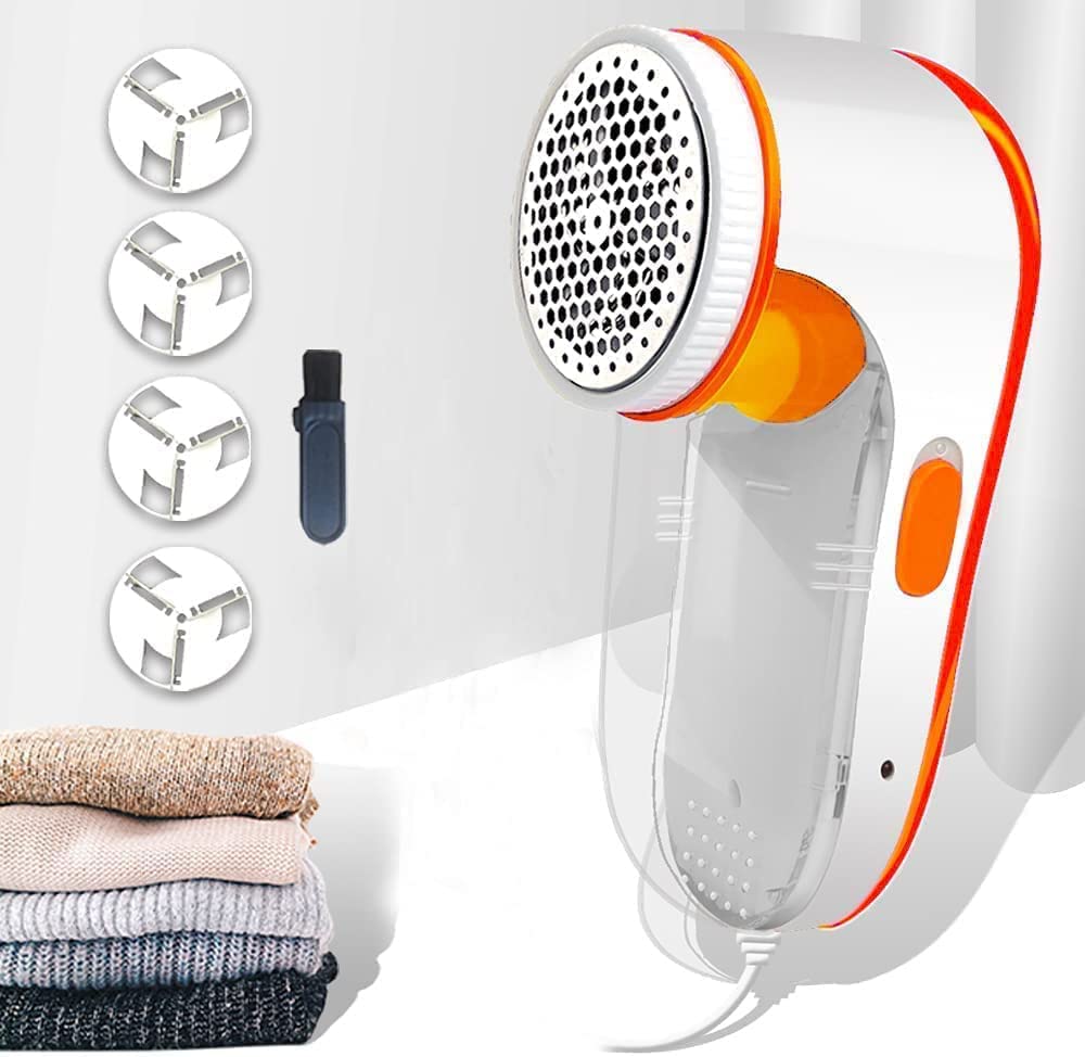 Nova Electric Lint Remover NLR-208 | High Quality Fabric Shaver for Wool & Clothes | Rotary Sharp Blades